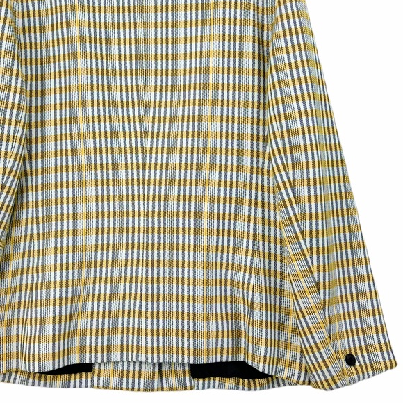 Vintage Yellow, Black and White Plaid Blazer by David Benjamin - Picture 11 of 16